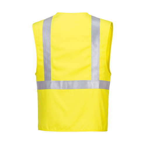 PortWest NFPA 2112 Woven Vest - YELLOW (UFR23)