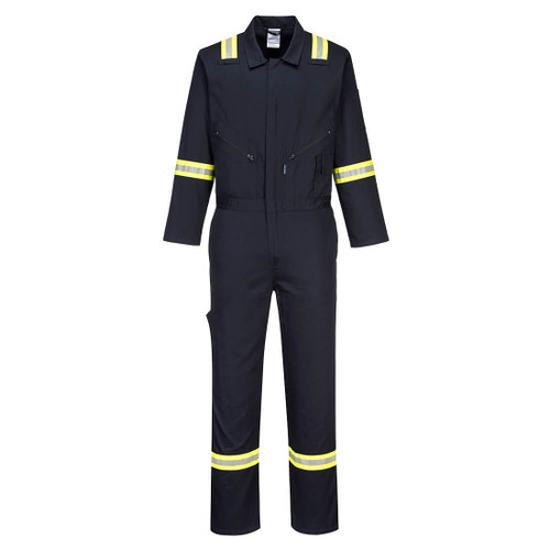 PortWest Iona Xtra Cotton Coverall - NAVY (F129)