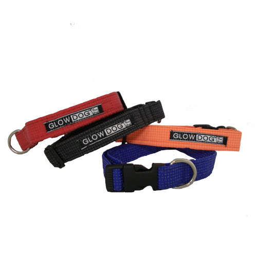 Glow Dog Reflective Fido Snap Lock Collar