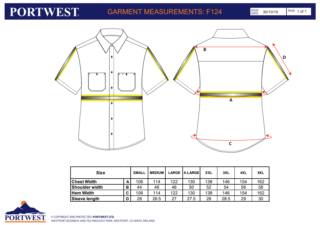 portwest-f124-size.png