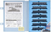 Microace A1578 JNR Series 10 Passenger Car Express 'Hakkoda' 7 Cars Set (N Scale)