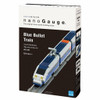 Kawada nGT-010 nanoblock nanoGauge Blue Bullet Train