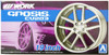 Aoshima The Tuned Car 1/24 Work Gnosis CV203 19-inch Tire & Wheel Set