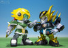 Bandai Chogokin Iron Leaguer Mach Windy & Gold Foot Figure
