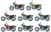 F-toys 1/24 Vintage Bike Kit 8 Kawasaki 900 Super 4/750RS 10Pack BOX