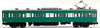 Kato 10-1744E Series 103 'Emerald Green' Intermediate Car 3 Cars Add-on Set (N scale)