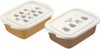Skater Studio Ghibli Totoro Silhouette Antibacterial Lunch Container Set (2 pcs)