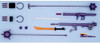 Bandai First Gundam 1/144 Weapons For Mobile Suit Plastic Model