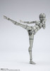 Bandai S.H. Figuarts Body Chan -Kentaro Yabuki- Wireframe (Gray Color Ver.) Figure