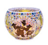 Yanoman 2201-56 3D LED Lamp Shade Puzzle Disney Glass Mosaic Monsters Inc. (80 Pieces)
