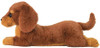 Sunlemon Plush Doll Hiza Wanko Miniature Dachshund (Red Brown)