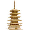 A-zone Wooden Art ki-gu-mi Five-Storied Pagoda