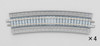 Tomix 1876 541mm Radius 15 Overhead Viaduct Track HC541-15-PC (F) (4 pieces) (N scale)