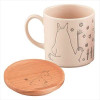 Yamaka Moomin Mug With Wooden Coaster (Moomin)