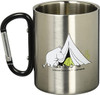 Yamaka Moomin Double Stainless Carabiner Handle Mug (Snufkin)