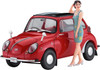 Hasegawa 1/24 Subaru 360 Young-SS (w/ 60's Girl Figure) Plastic Model