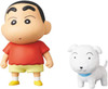 Medicom UDF Crayon Shin-chan Series 4 Shin-chan & Shiro (Early ver.) Figure