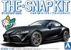 Aoshima The Snap Kit 1/32 Toyota GR SUPRA Black Metallic Plastic Model