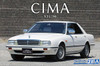 Aoshima The Model Car 1/24 Nissan Y31 CIMA Type II Limited '90 Plastic Model