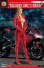 Hasegawa 1/12 Real Figure Collection No.17 Blond Girl Rider Plastic Model