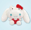Nakajima Sanrio Cinnamoroll 20th Anniversary Narikiri Plush Doll Hello Kitty (S)
