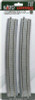 Kato 2-331 Concrete Tie Large Radius Curve Track R1606mm (63 1/4") 11.25 (4 pcs.) (HO scale)
