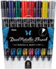 Pentel Dual Metallic Brush 8 Color Set