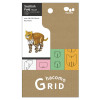 hacomo GRID Paper Craft Scottish Fold Yellow