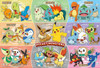 Beverly 80-035 Jigsaw Puzzle Pokemon Starters by Region (80 L-Pieces)