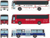 Tomytec Bus Collection JR Kyushu Bus 20th Anniversary 3 Bus Set (N scale)
