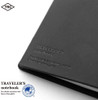 Midori TravelerEEEEs notebook Starter Kit Black - Regular Size -