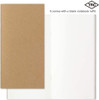 Midori TravelerEEEEs notebook Starter Kit Brown - Regular Size -