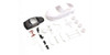 Kyosho MZN207 Toyota GR Supra TRD White Body Set with Wheel