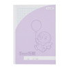 Pokemon Center Original 5mm Squared Notebook Piplup with Balloon