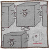 Marushin Tom and Jerry Mini Towel 'Tom Pattern'