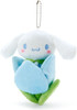 Marushin Sanrio Plush Keychain Mascot Cinnamoroll Tulip