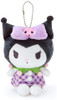 Marushin Sanrio Plush Keychain Mascot Kuromi Tulip