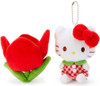 Marushin Sanrio Plush Keychain Mascot Hello Kitty Tulip
