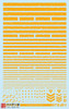 Sujiborido Chipping Decal Line Orange Yellow ST01-LIN-OR