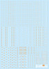 HiQparts 1/144 RB03 Caution Decals White & Orange RB03-144WAO