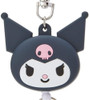Sanrio Face Shaped Reel Keychain Kuromi