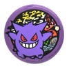 Pokemon Center Original Glitter Tin Badge Gengar
