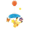 Pokemon Center Monpoke My First Outing Stoller Mobile Merry-Go-Round Pikachu Dedenne Mime Jr.