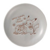 Pokemon Center Original Plate Lovely Flowers With Pikachu Blue Gray (M)