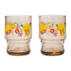 Pokemon Center Original Drinking Glass Set of Two Pokemon Time Pikachu & Gossifleur