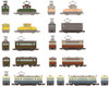 Tomytec Nostalgic Tetsudo Collection Series No.3 One Carton (10 Trains) (N scale)