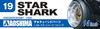 Aoshima Tuned Parts 1/24 Star Shark 14inch Tire & Wheel Set