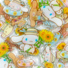Sanrio Summer Sticker Pack (Clear) Cinnamoroll