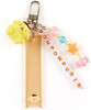 Sanrio Key Chain with Alphabet Stickers Pom Pom Purin