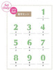 Mini Craft Punch Numbers Set